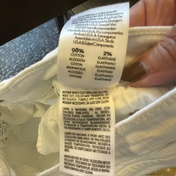 MOTHER Superior Smarty Pants Skimp Jeans High Rise Totally Innocent size 28 - Picture 15 of 16